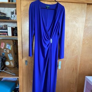 Stunning Ralph Lauren Gown with Brooch 16